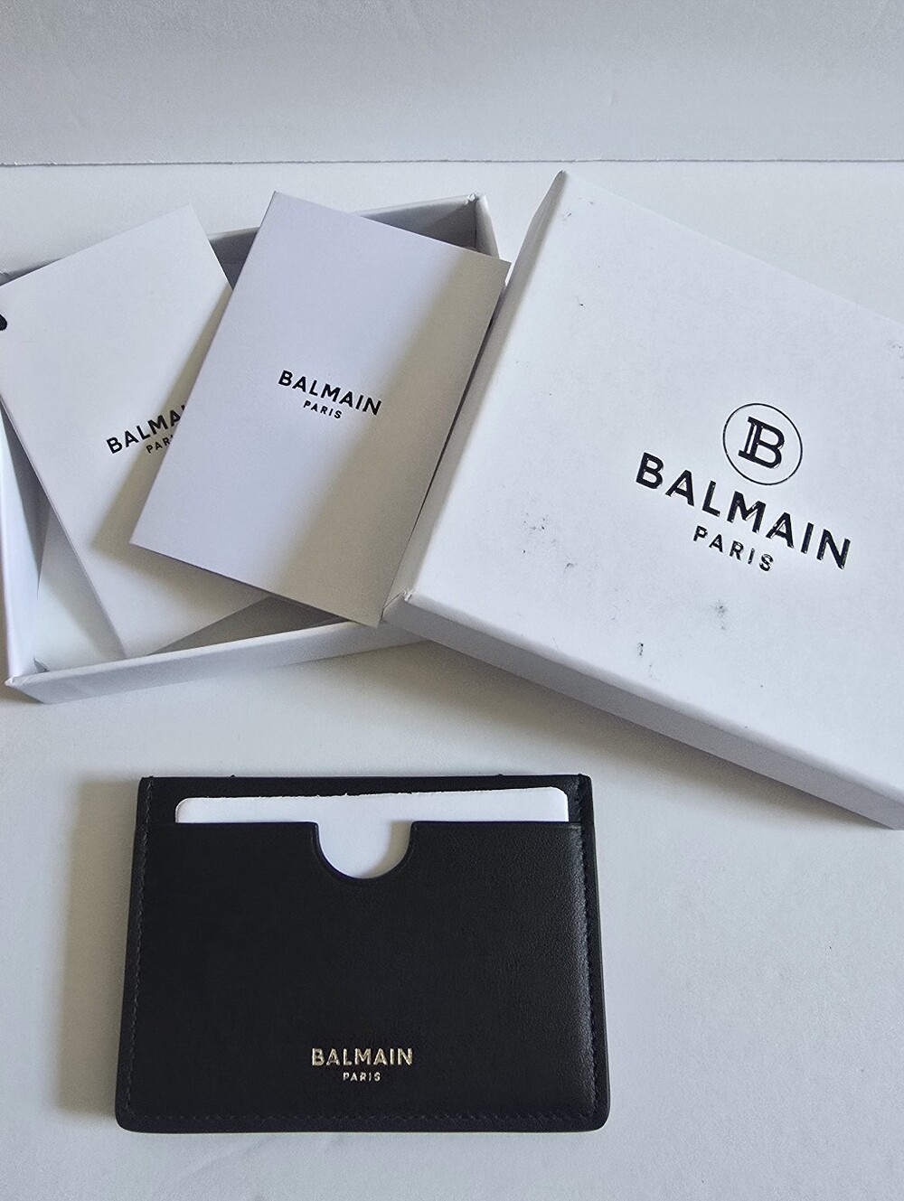 BALMAIN Leather Cardholder Black - Picture 7 of 10